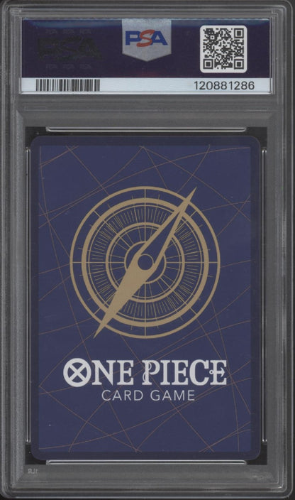 Monkey D Luffy One Piece Card OP11 Manga Alternate Art #118 PSA 10