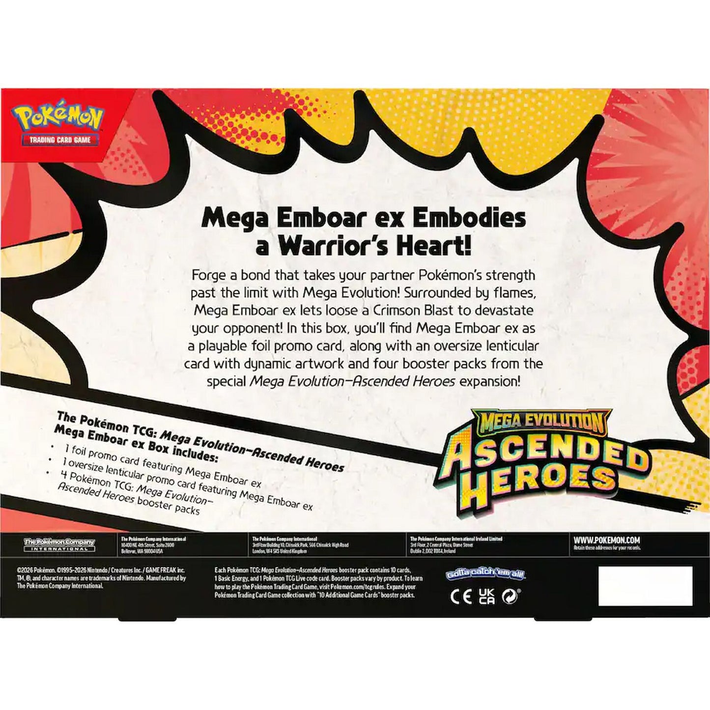 Pokemon: Mega Evolution Ascended Heroes Mega EX Box (Random)