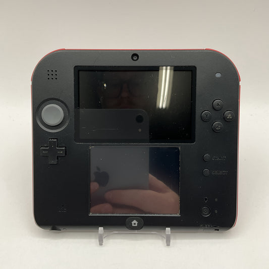 Nintendo 2DS [Black & Red] System No Charger Used