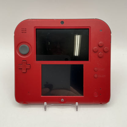 Nintendo 2DS [Red] System No Charger Used