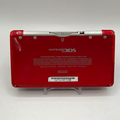 Nintendo 3DS [Flame Red] System No Charger Used