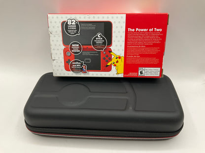 New Nintendo 2DS XL [Poke Ball Edition] System CIB with Carrying Case