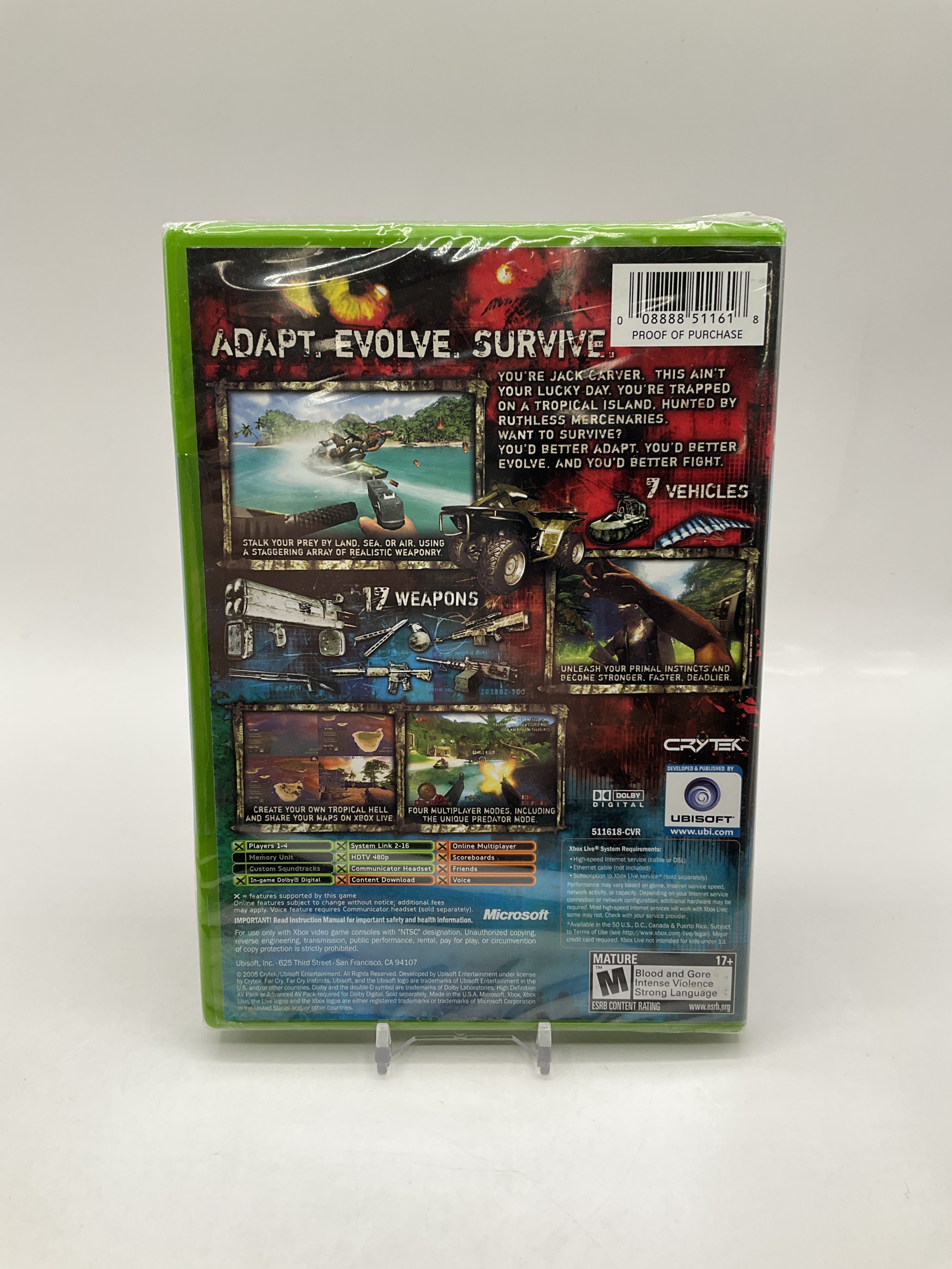 Far Cry Instincts Xbox Sealed、Collector Store LLC - VG、kayou