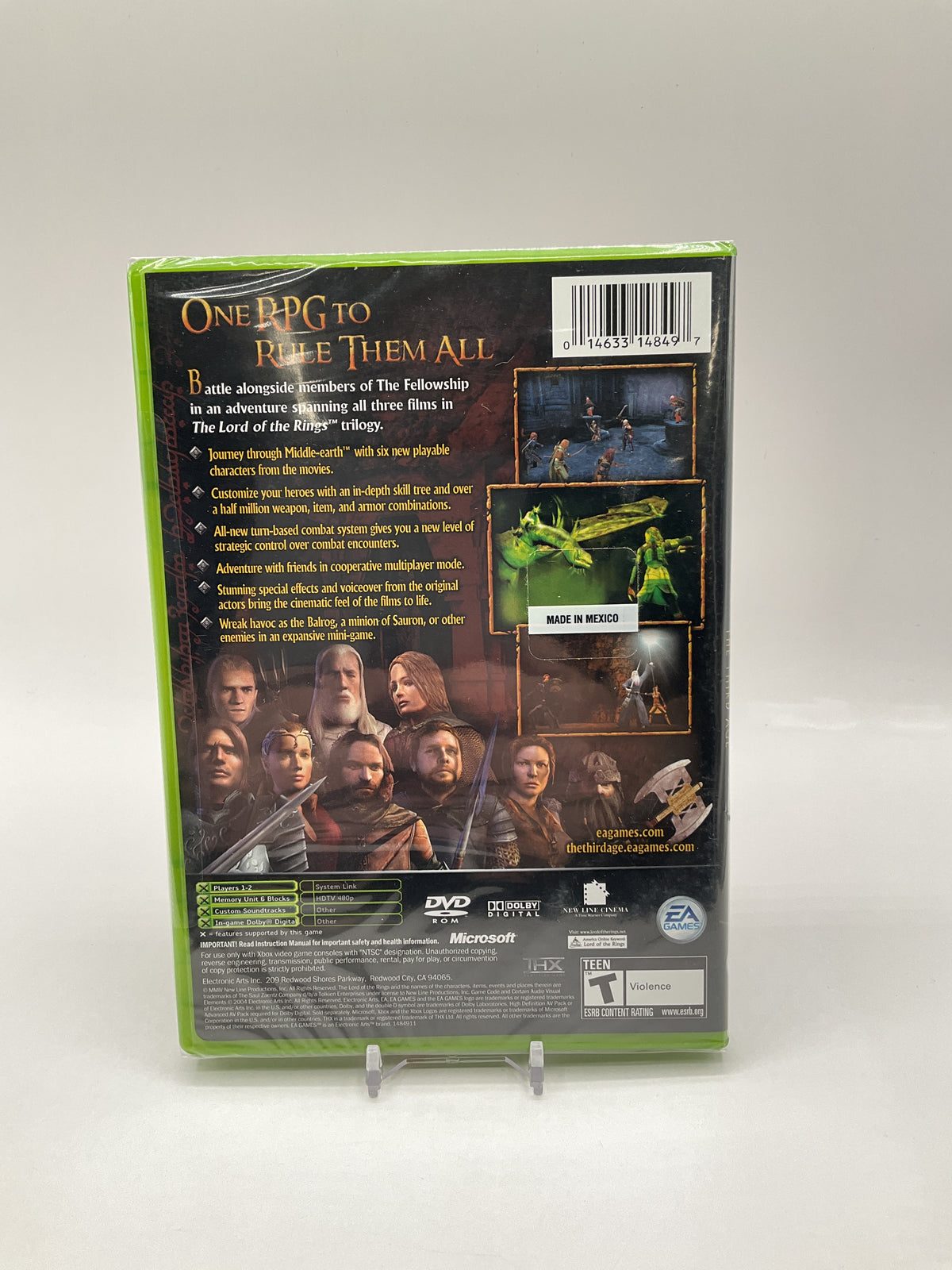 The Lord of the Rings: The Third Age Xbox Sealed