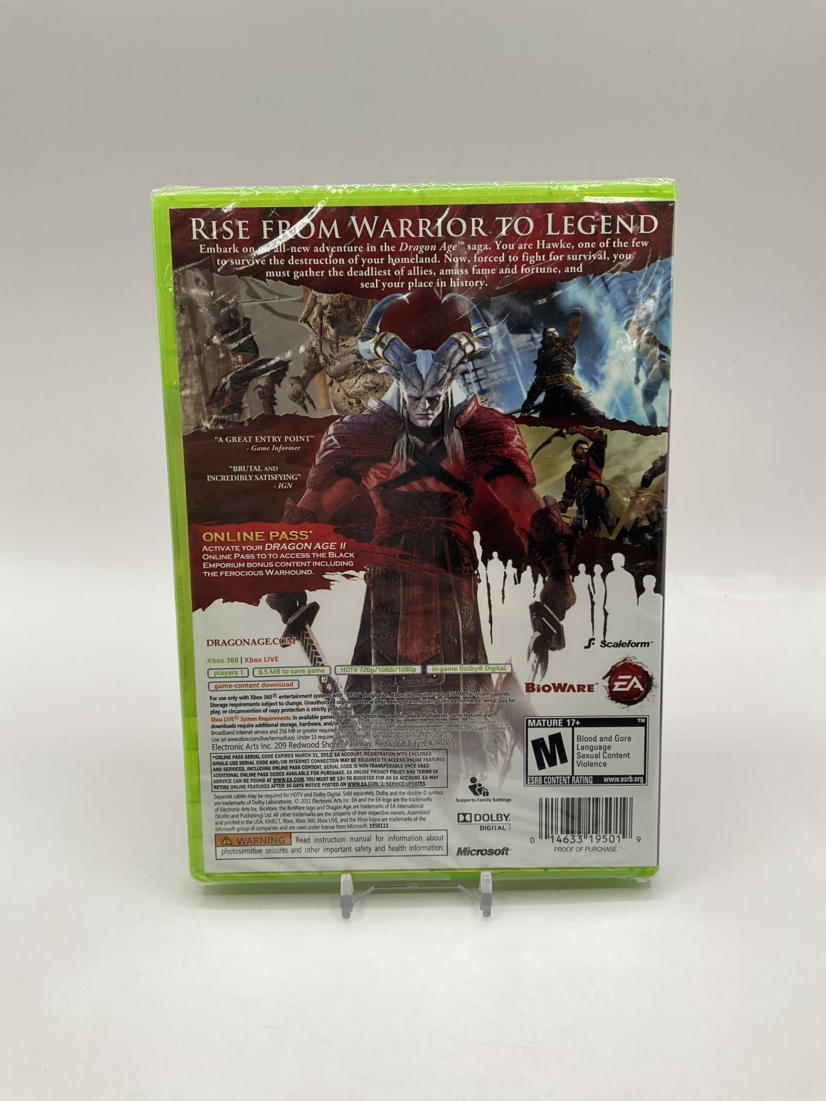 Dragon Age II Xbox 360 Sealed