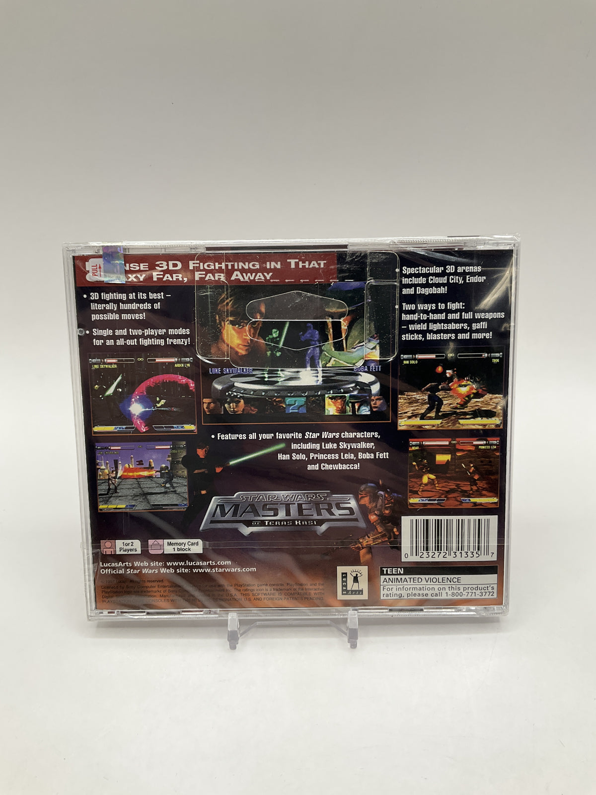 Star Wars Masters of Teras Kasi Playstation Sealed