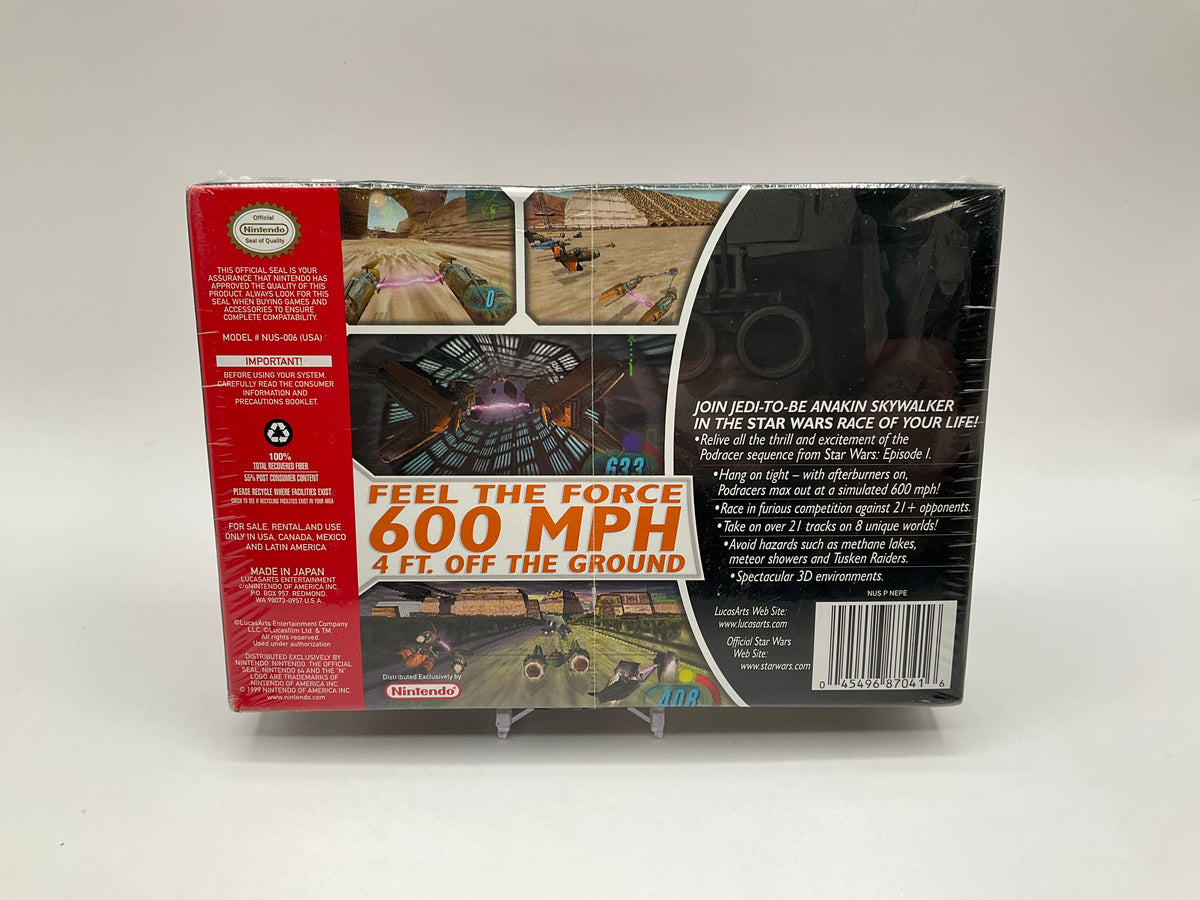 Star Wars Episode I Racer Nintendo 64 Sealed #1