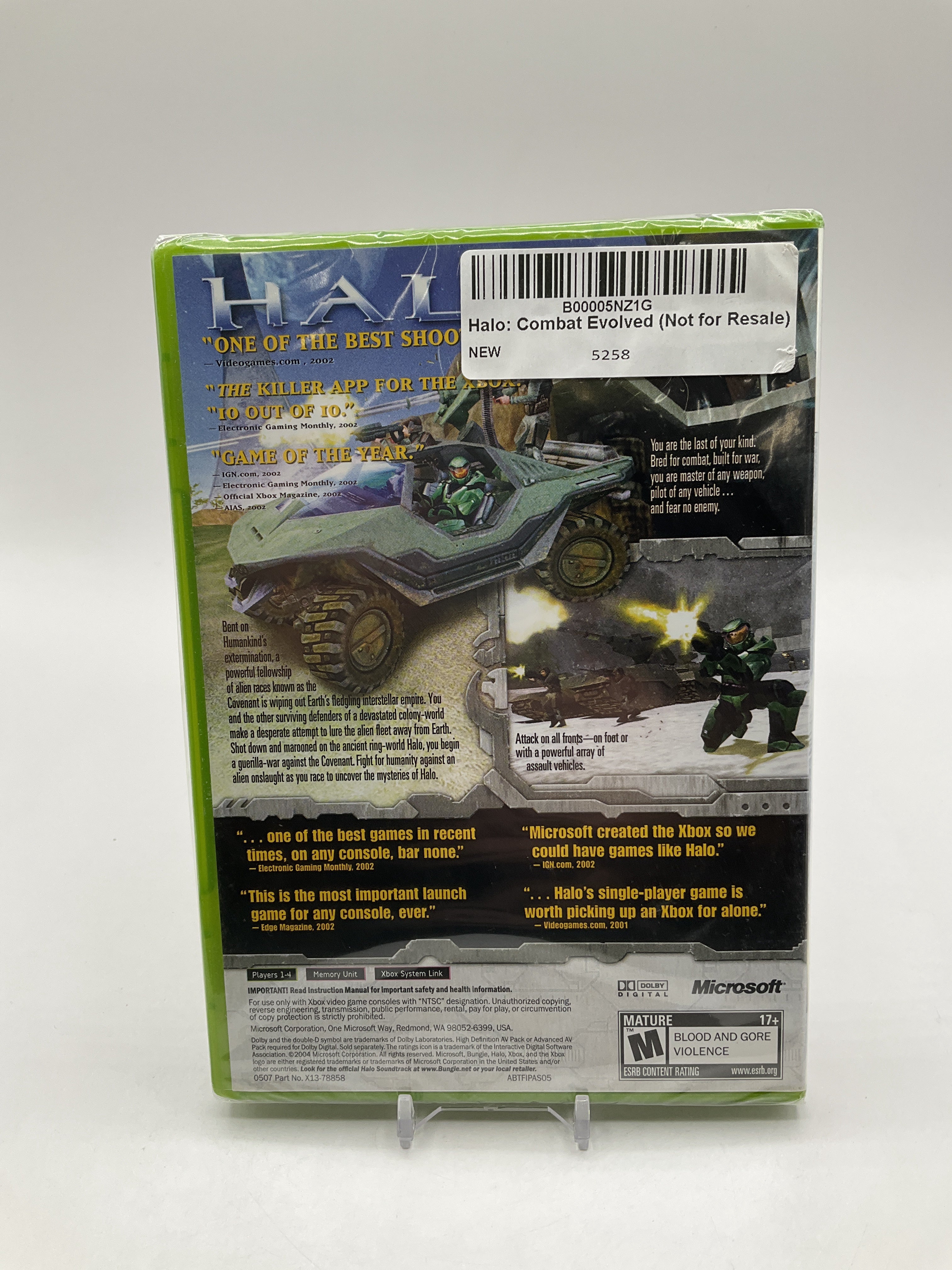 Halo: Combat Evolved Best of Platinum Hits Xbox Sealed、Collector Store LLC - VG、kayou