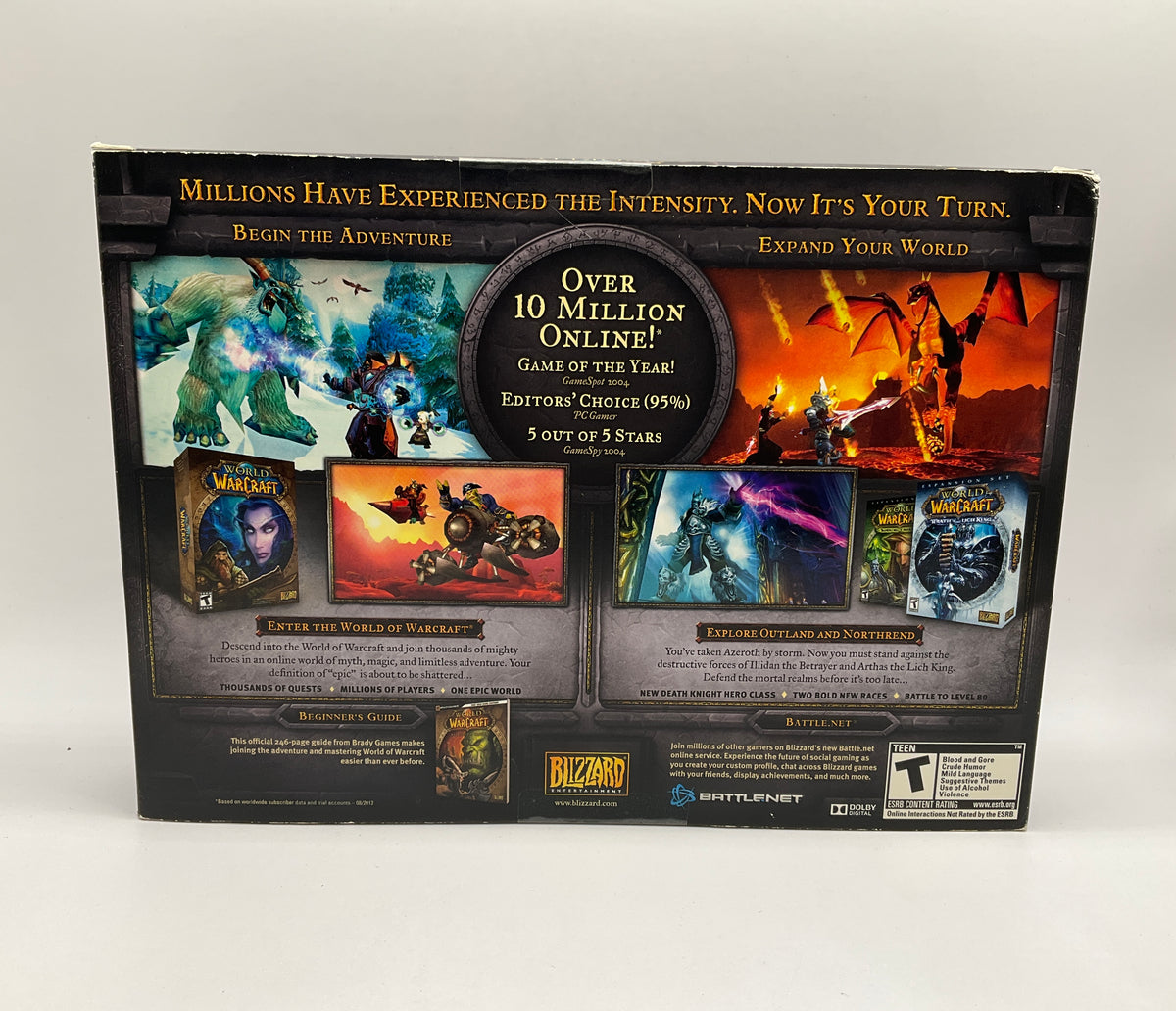 World of Warcraft: Battle Chest [Burning Crusade & Lich King] PC Games Sealed