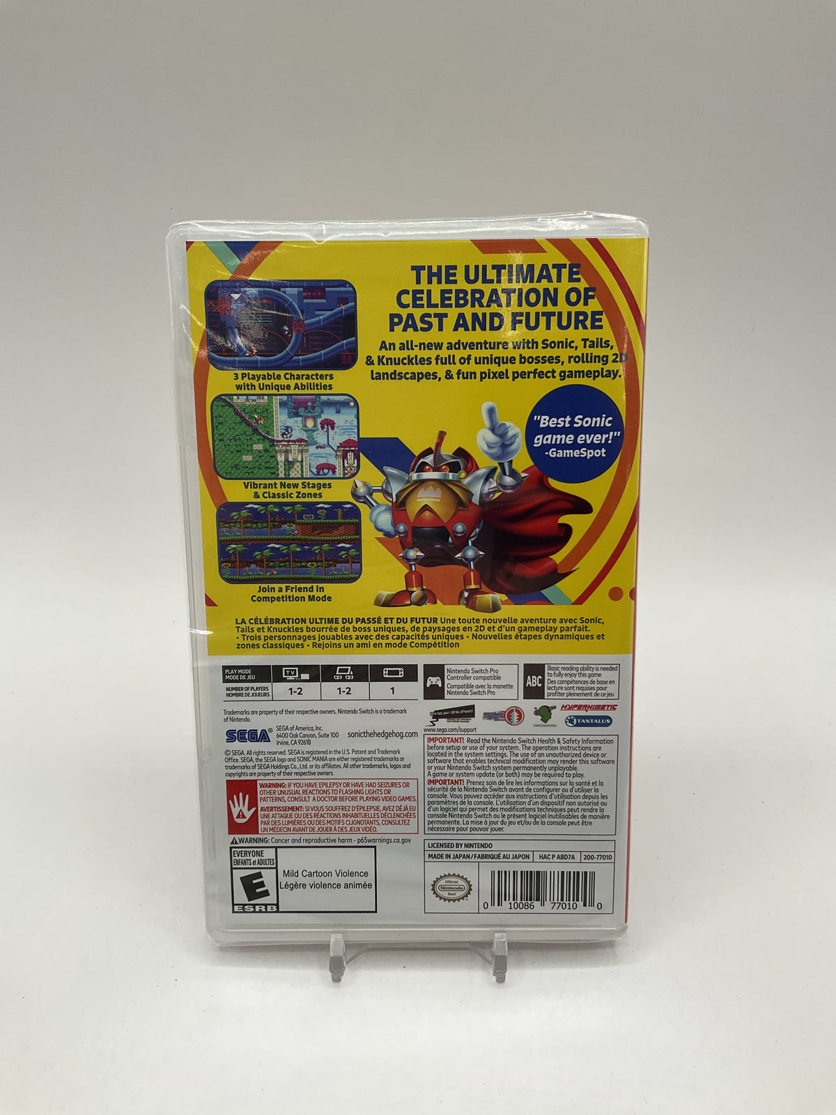 Sonic Mania Nintendo Switch Sealed