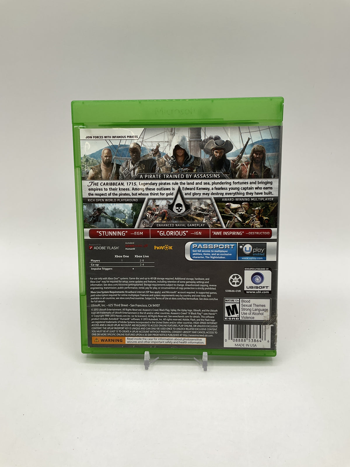 Assassin's Creed IV: Black Flag Xbox One Used