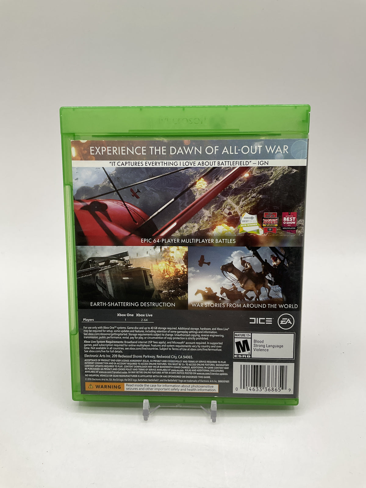 Battlefield 1 Xbox One Used #2