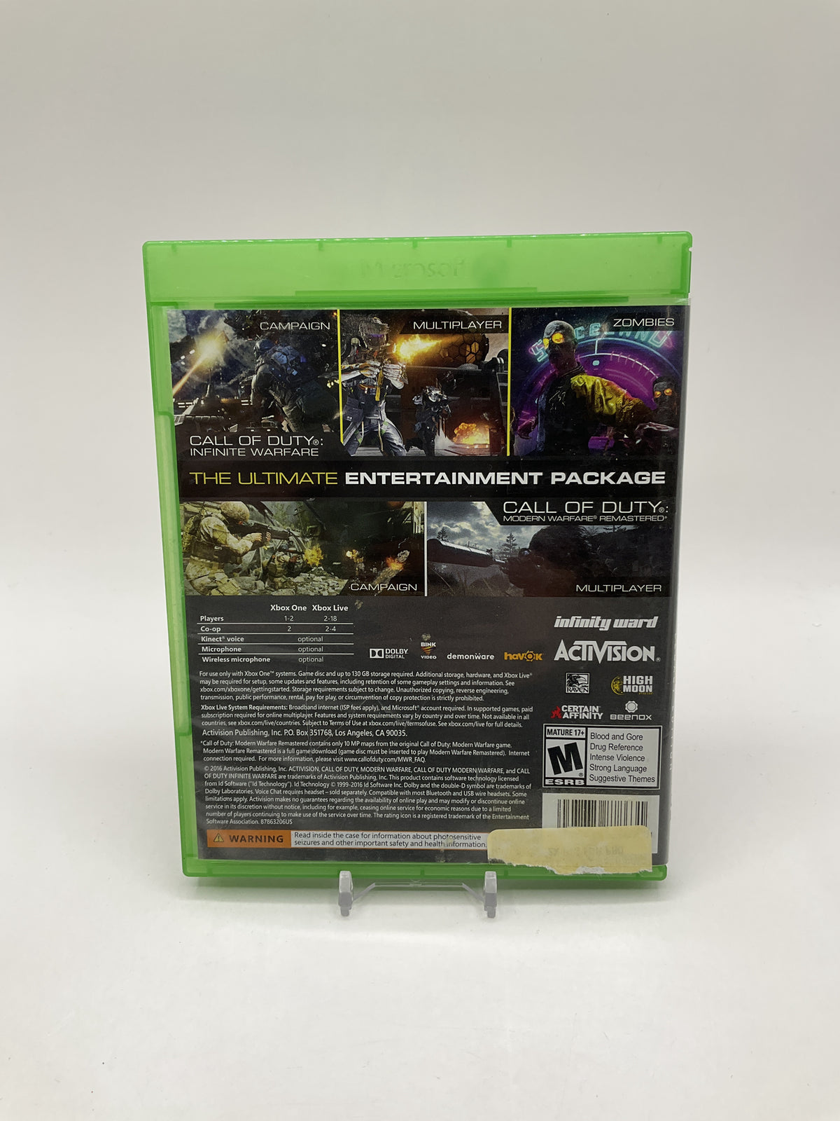 Call of Duty: Infinite Warfare Legacy Edition Xbox One Used