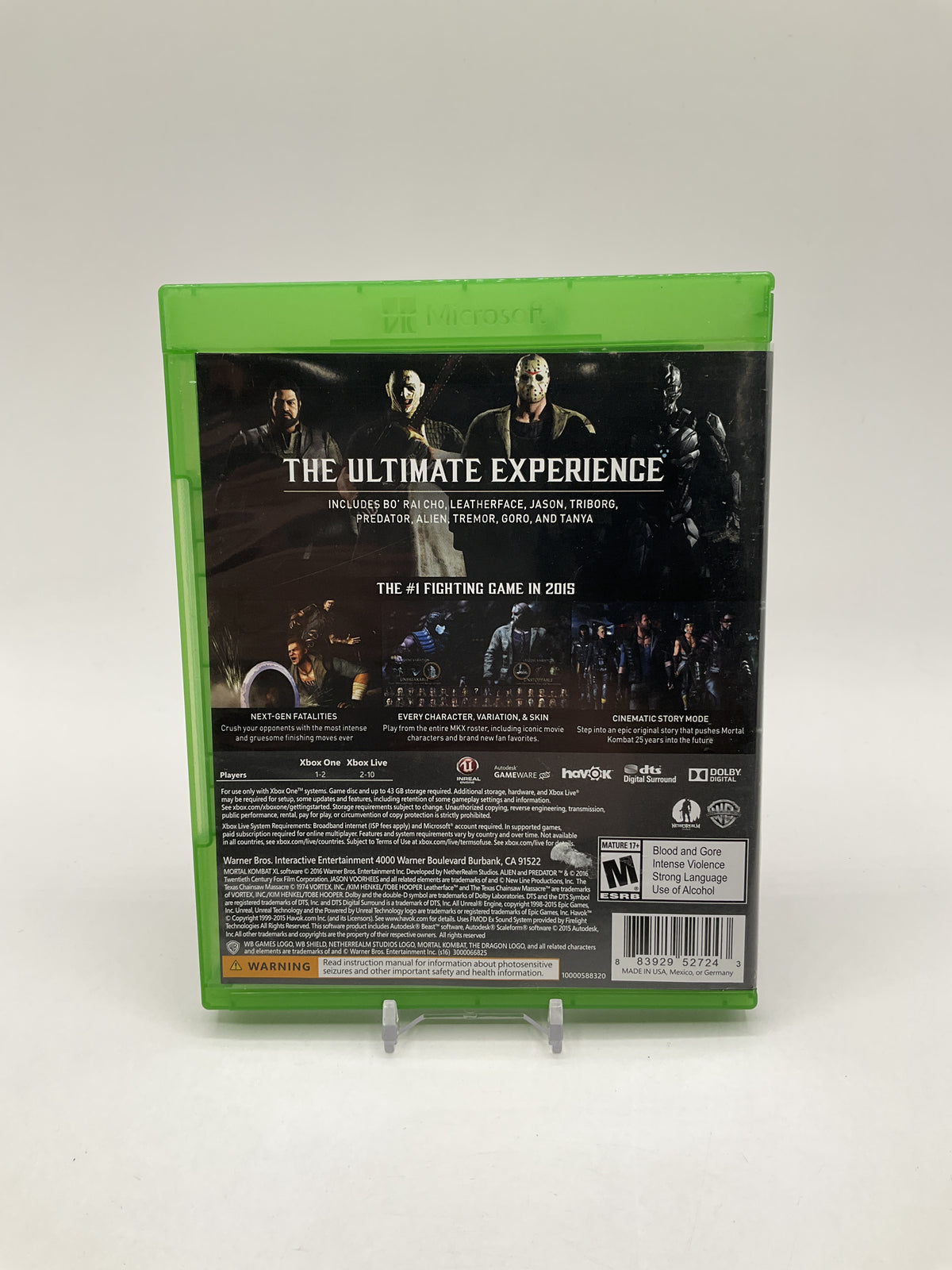 Mortal Kombat XL Xbox One Used