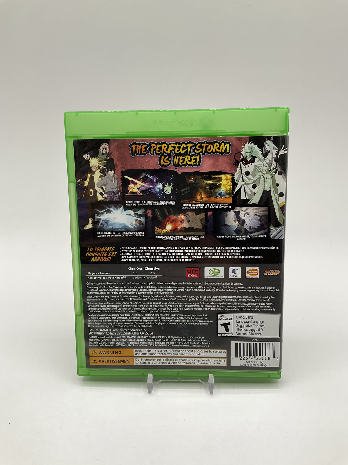 Naruto Shippuden Ultimate Ninja Storm 4 Xbox One Used