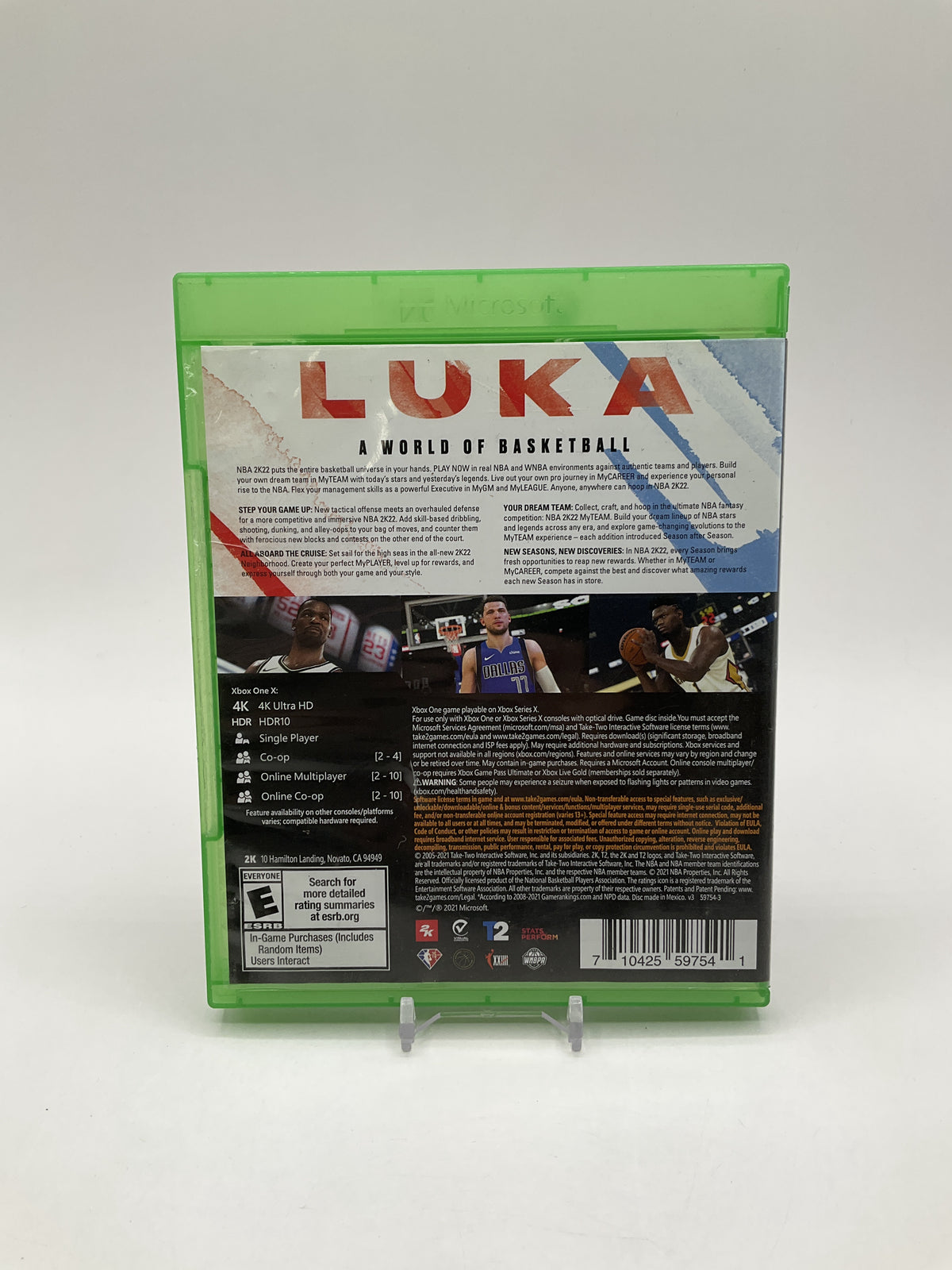 NBA 2K22 Xbox One Used