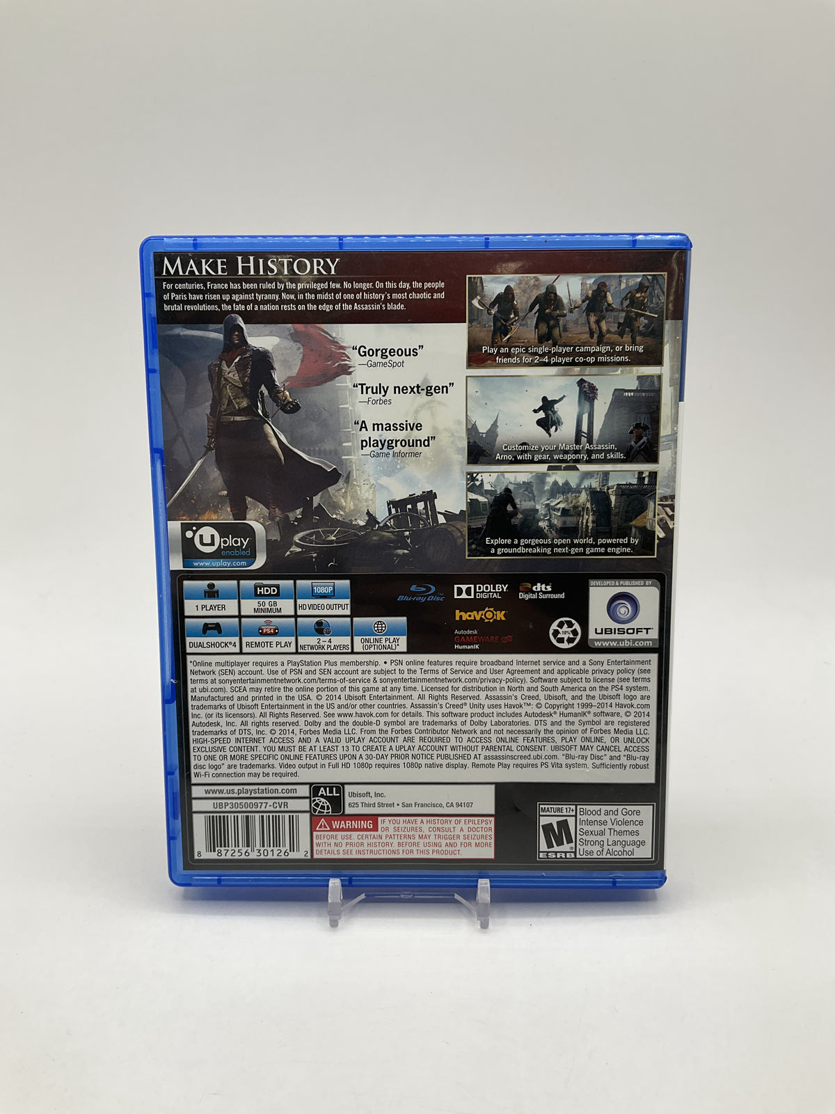 Assassin's Creed: Unity Playstation 4 Used