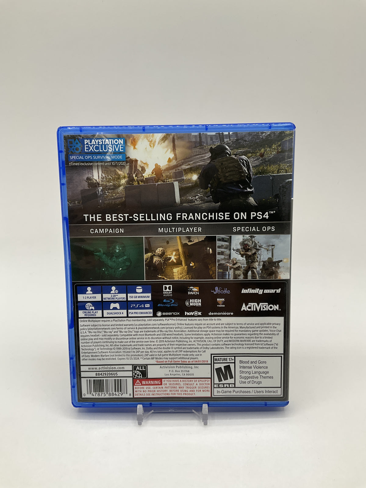 Call of Duty: Modern Warfare [Walmart Edition] Playstation 4 Used