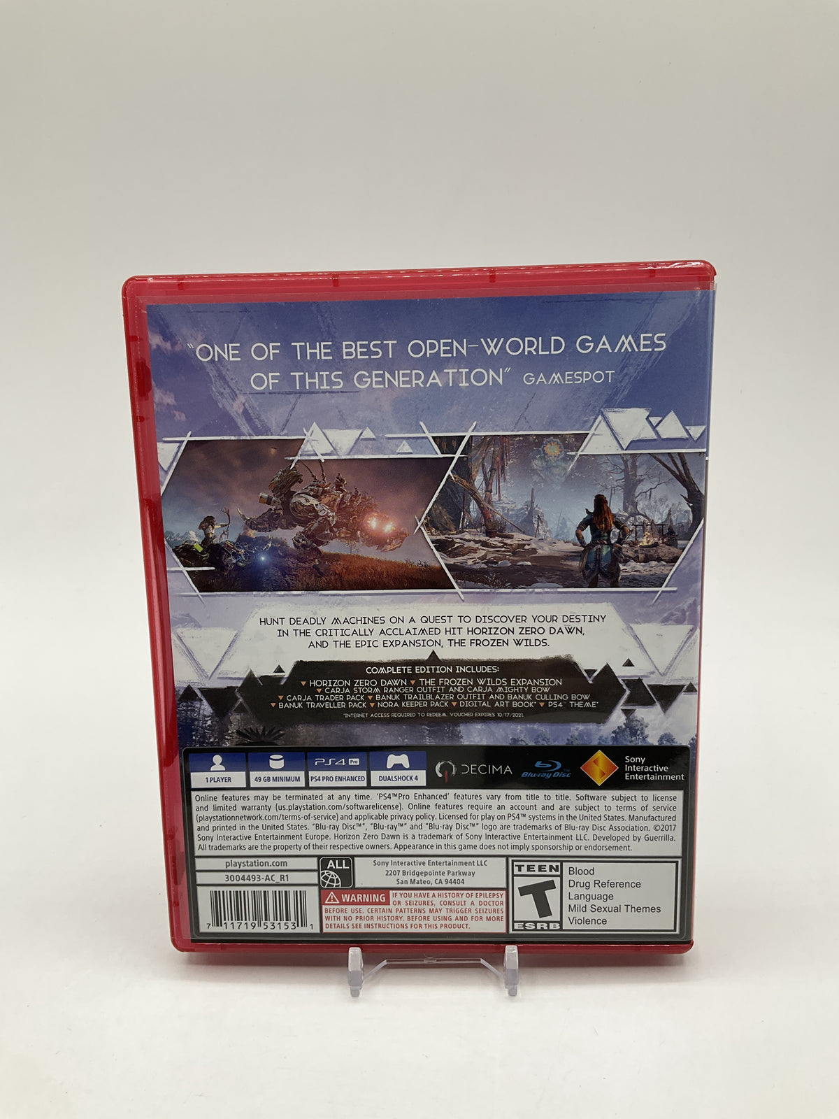Horizon Zero Dawn [Complete Edition Playstation Hits] Playstation 4 Used