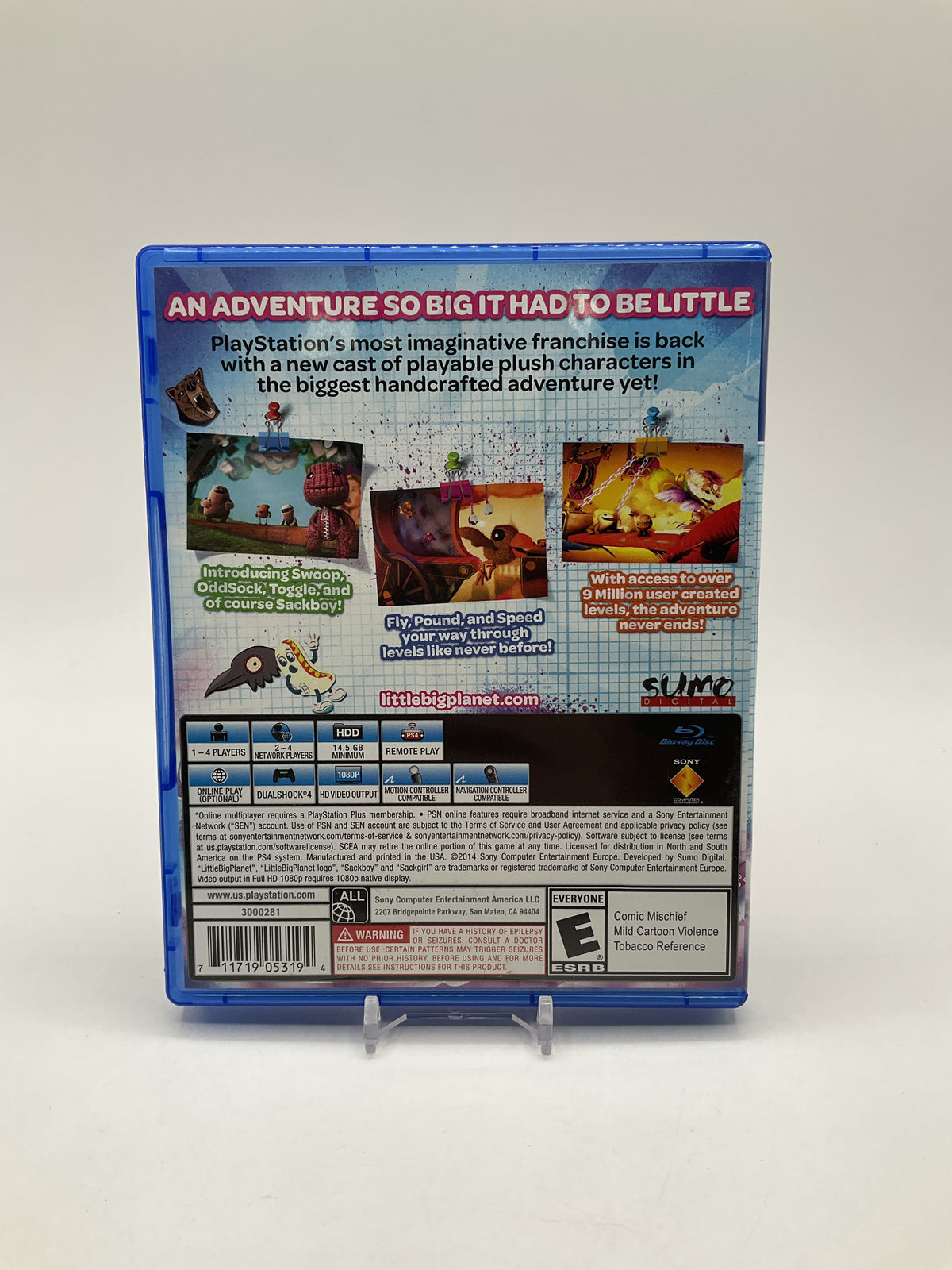 LittleBigPlanet 3 Playstation 4 Used