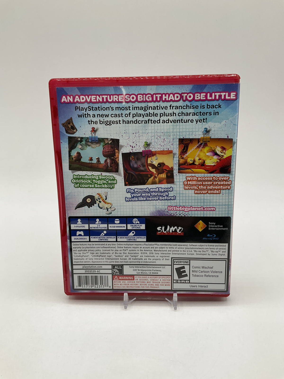 LittleBigPlanet 3 [Playstation Hits] Playstation 4 Used