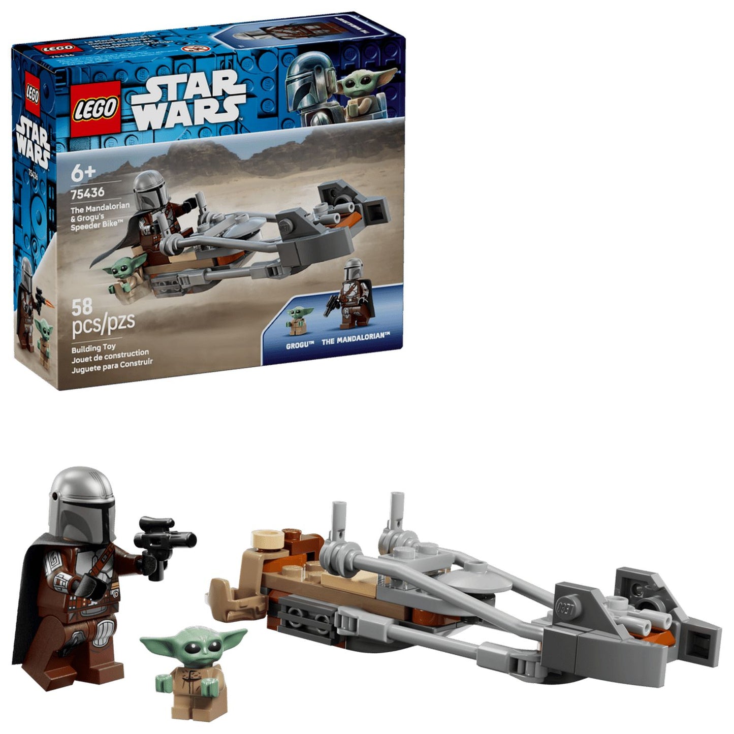 LEGO The Mandalorian & Grogu's Speeder Bike 75436
