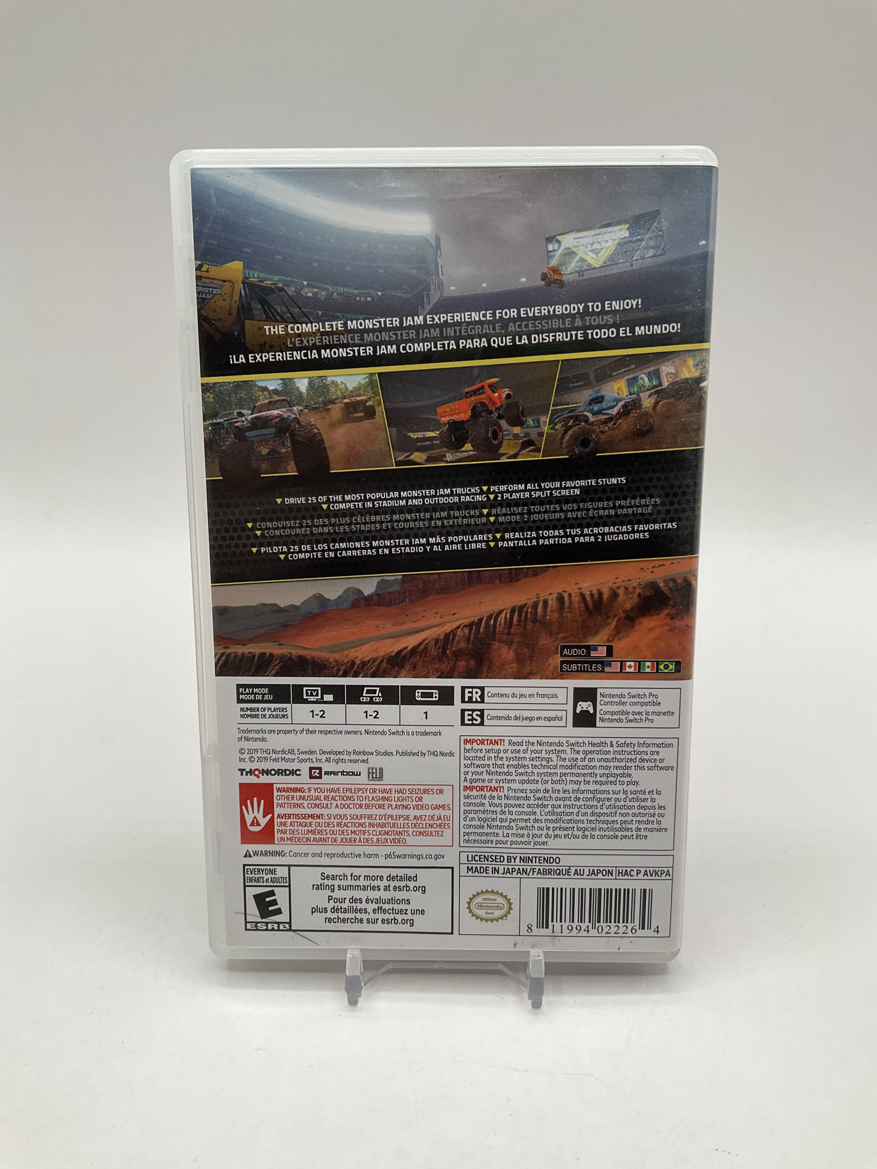 Monster Jam Steel Titans Nintendo Switch Used、Collector Store LLC - VG、kayou
