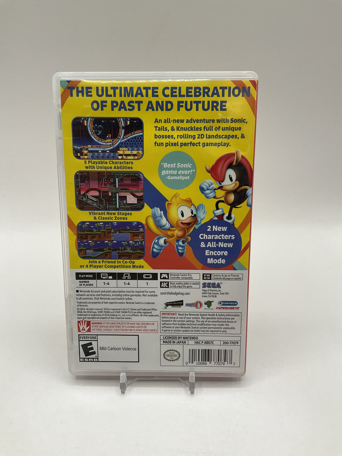 Sonic Mania Plus Nintendo Switch Used
