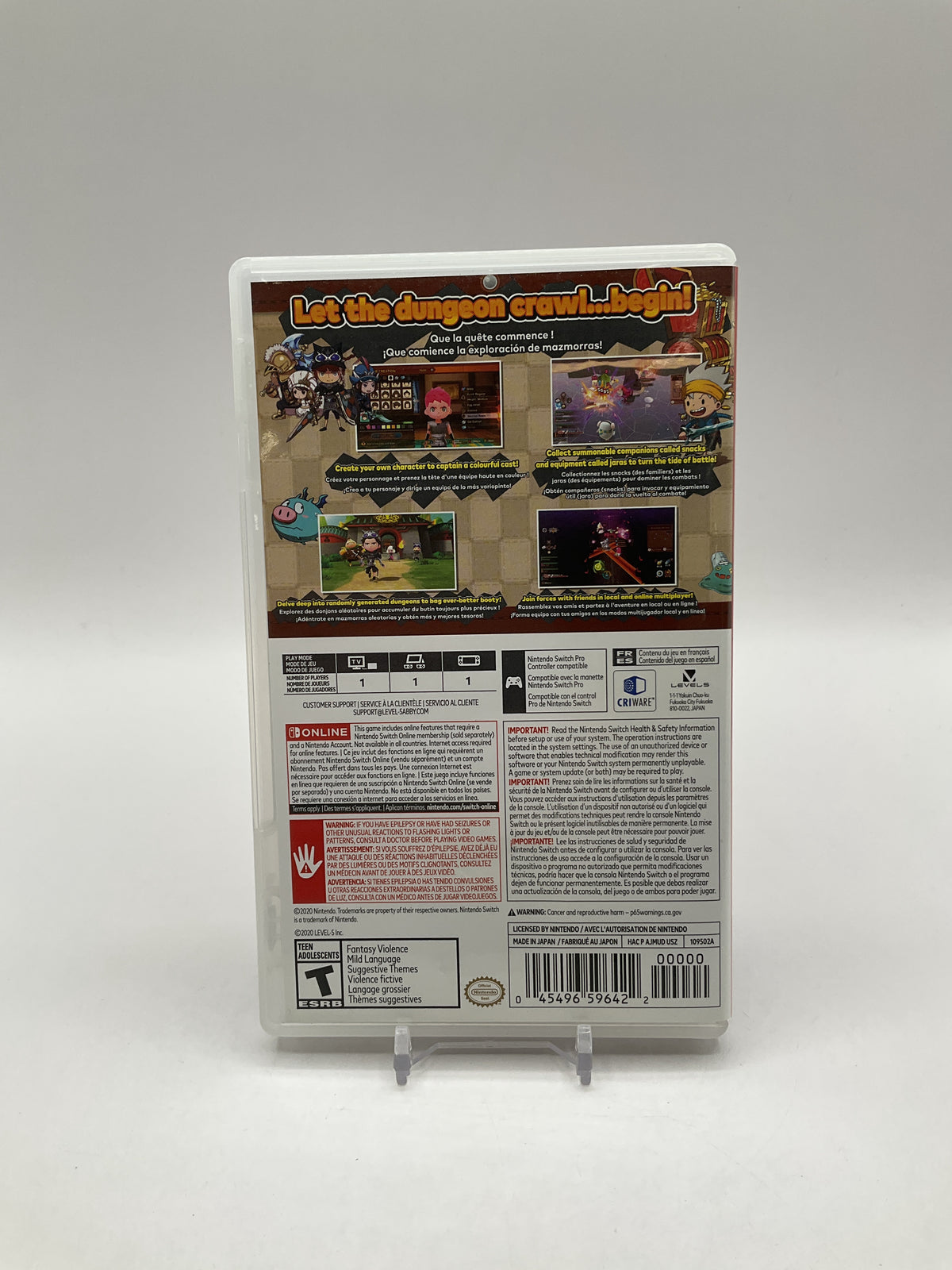 Snack World: The Dungeon Crawl Gold Nintendo Switch Used