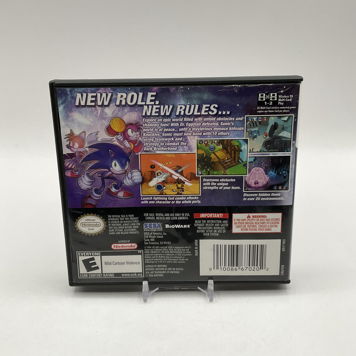 Sonic Chronicles The Dark Brotherhood Nintendo DS Used