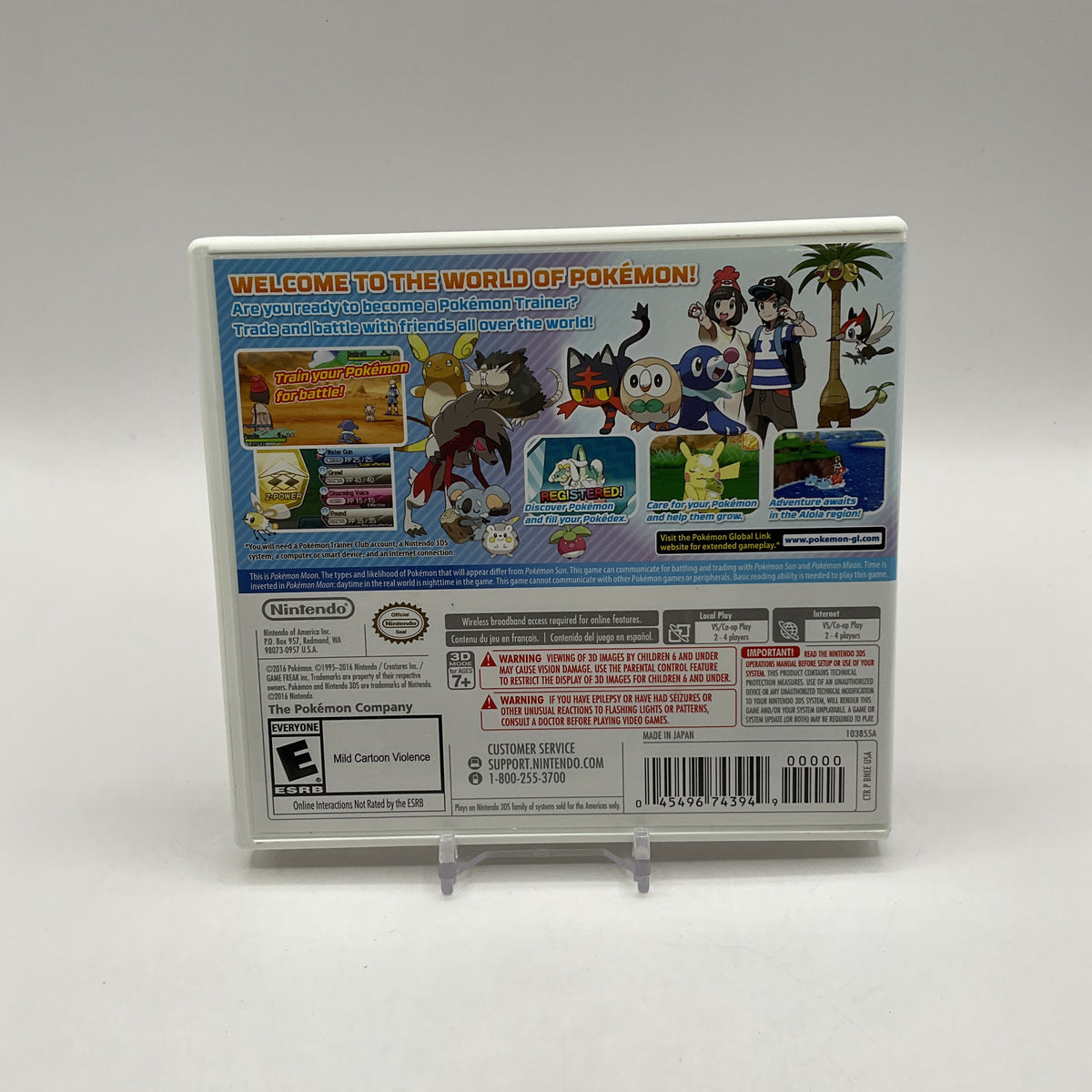 Pokemon Moon Nintendo 3DS Used #3