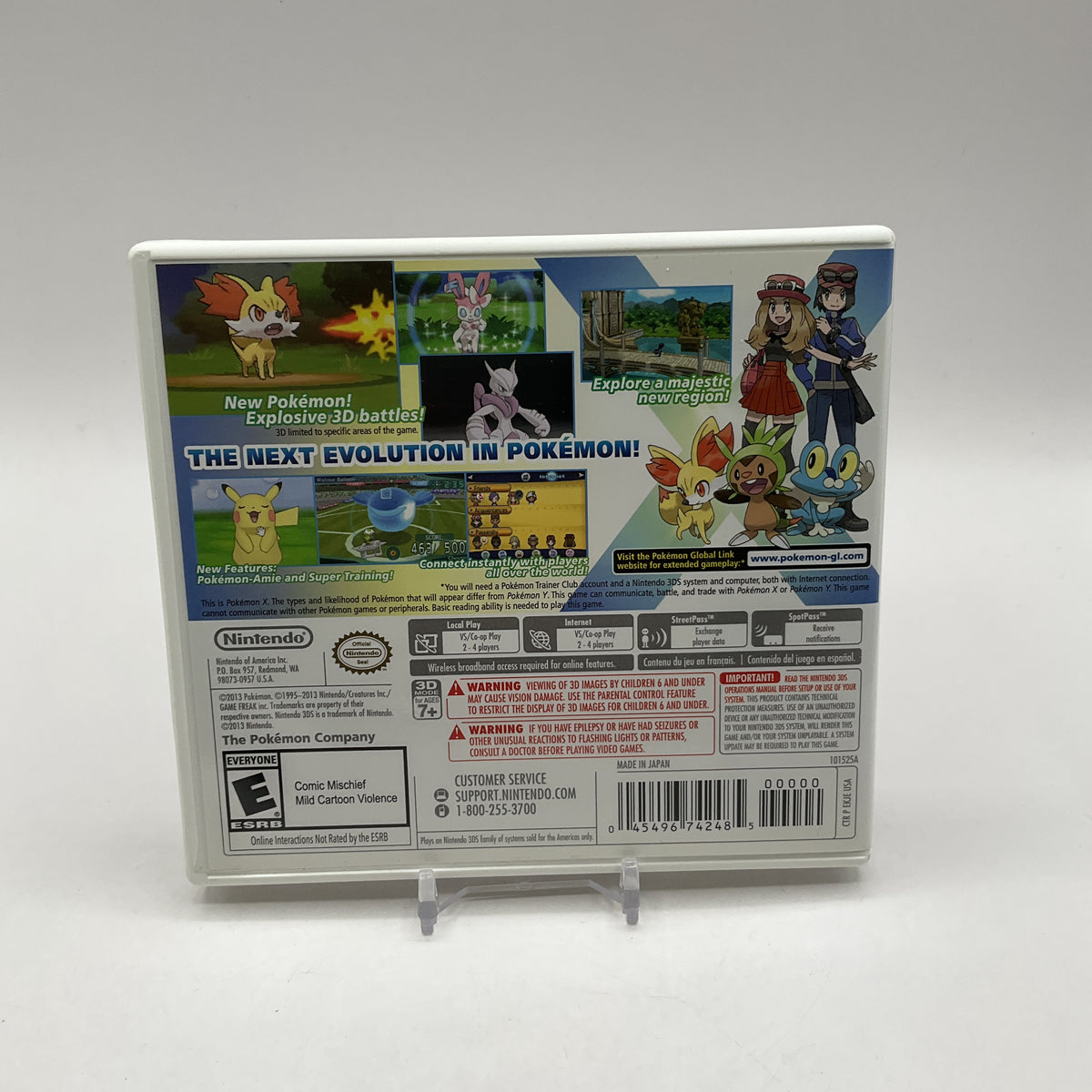 Pokemon X Nintendo 3DS Used