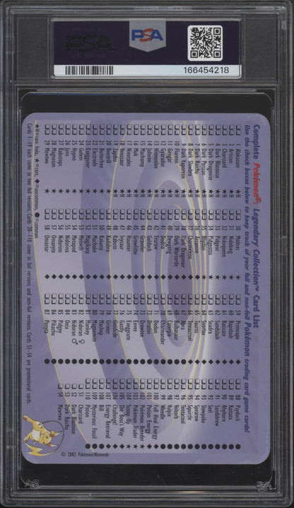 Dark Blastoise Pokemon Legendary Collection Oversized Box Topper #S2 PSA 6