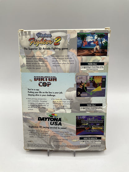 3 Free Game Pack [Virtua Cop, Virtua Fighter 2, Daytona USA] Sega Saturn Used