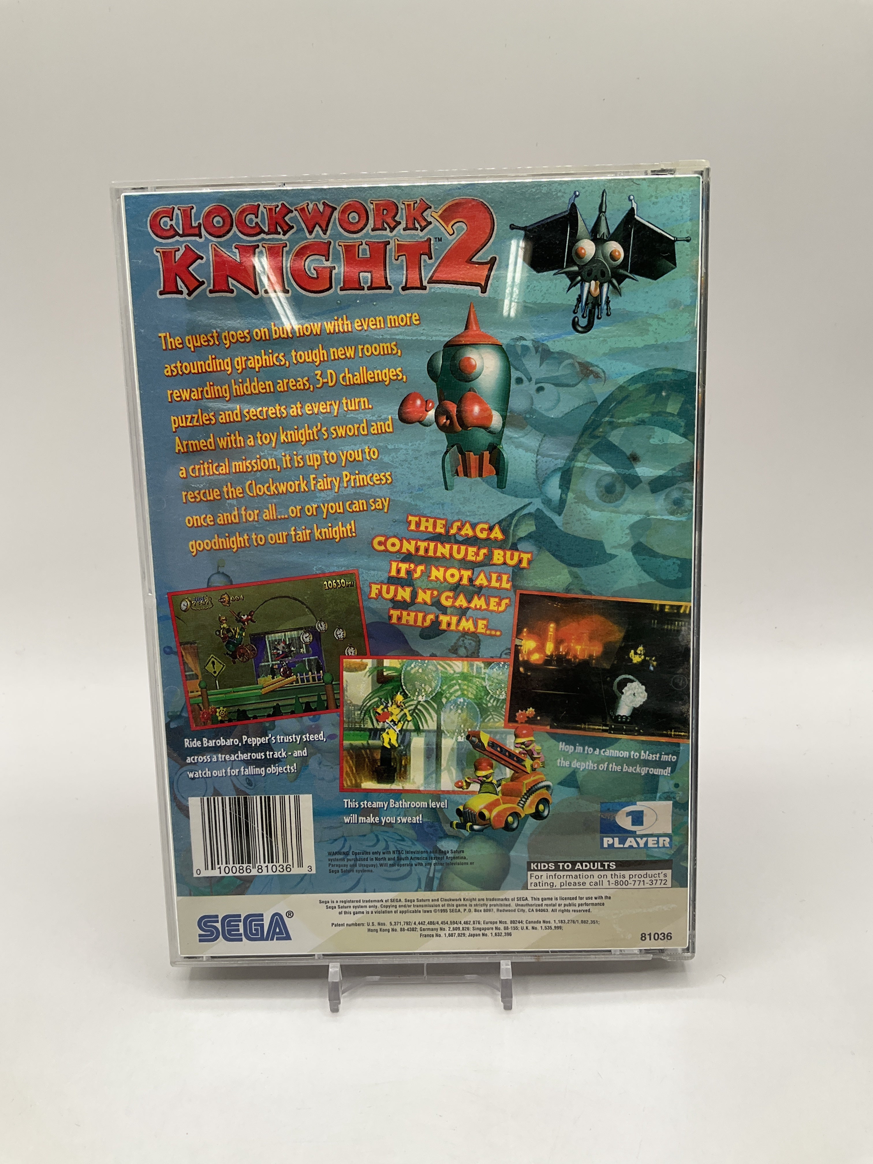 Clockwork Knight 2 Sega Saturn Used、Collector Store LLC - VG、kayou