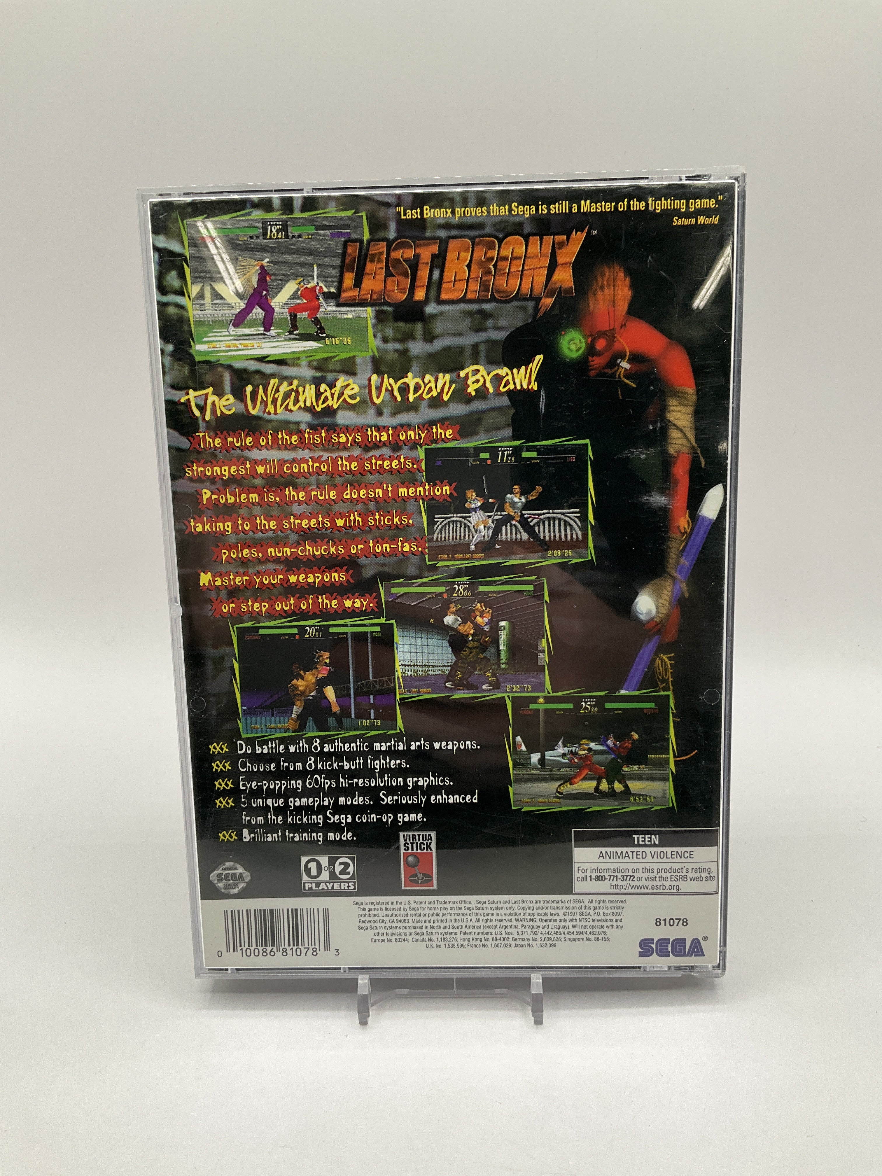 Last Bronx Sega Saturn Used、Collector Store LLC - VG、kayou