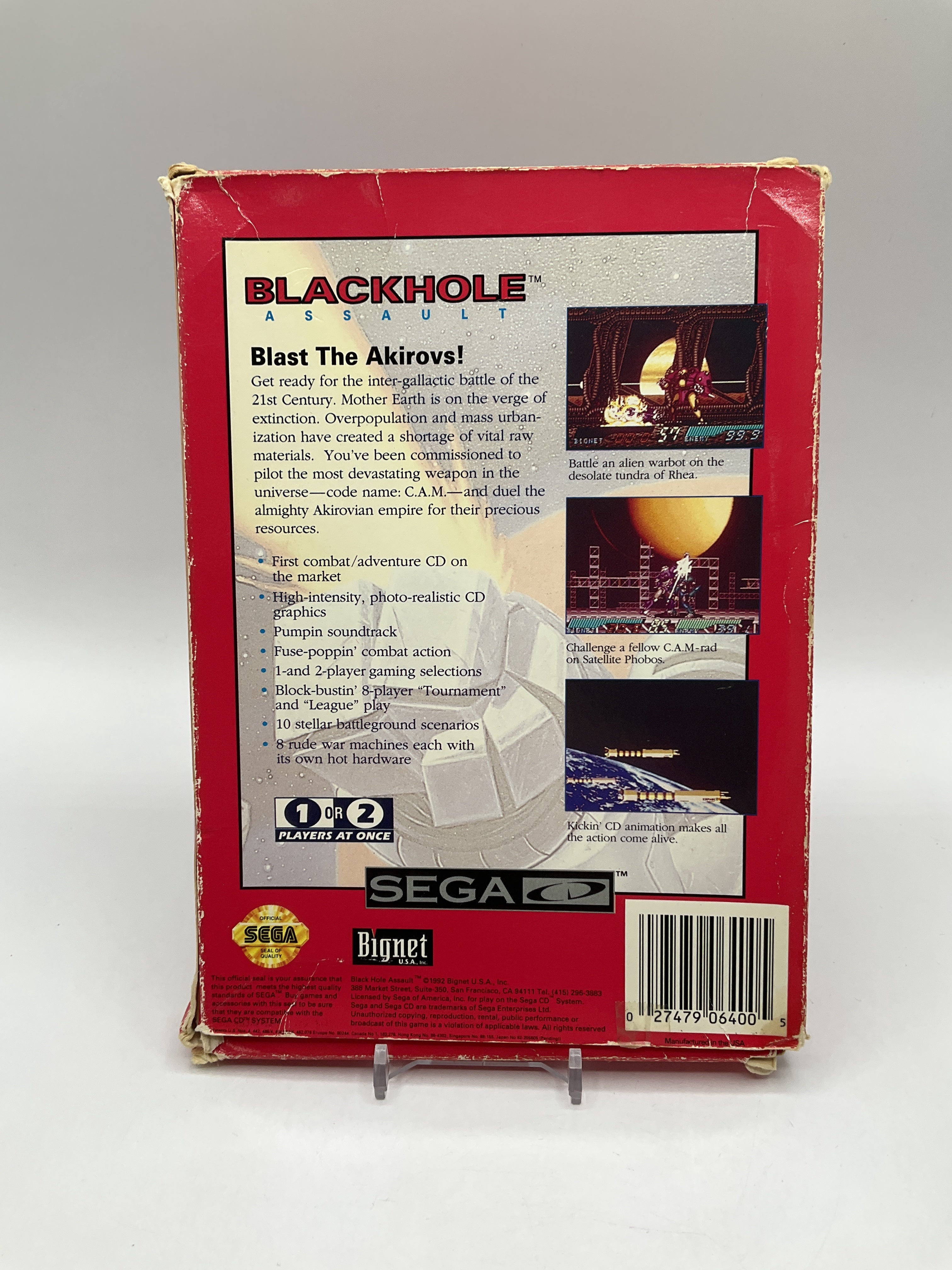 Black Hole Assault Sega CD Used、Collector Store LLC - VG、kayou