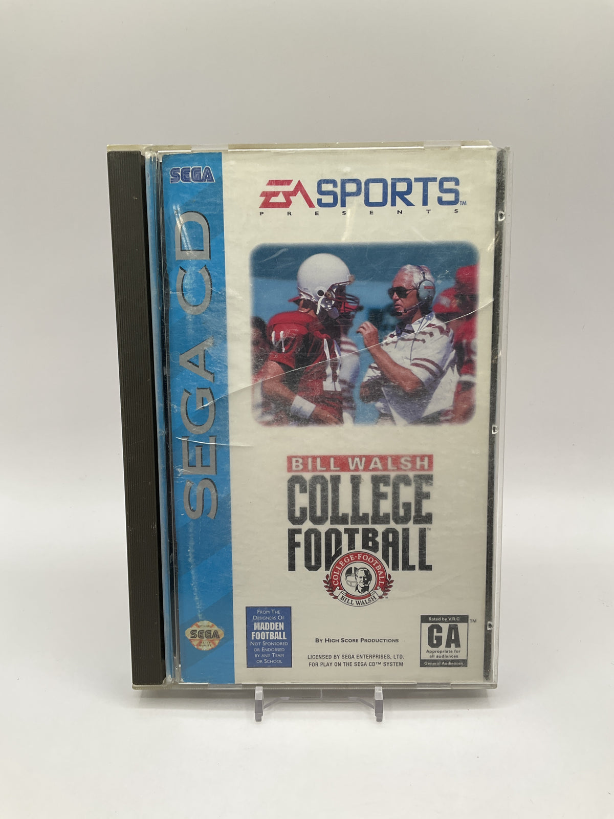 Bill Walsh College Football Sega CD Used