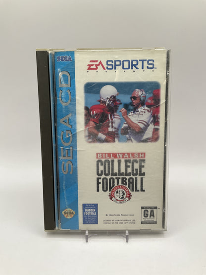 Bill Walsh College Football Sega CD Used