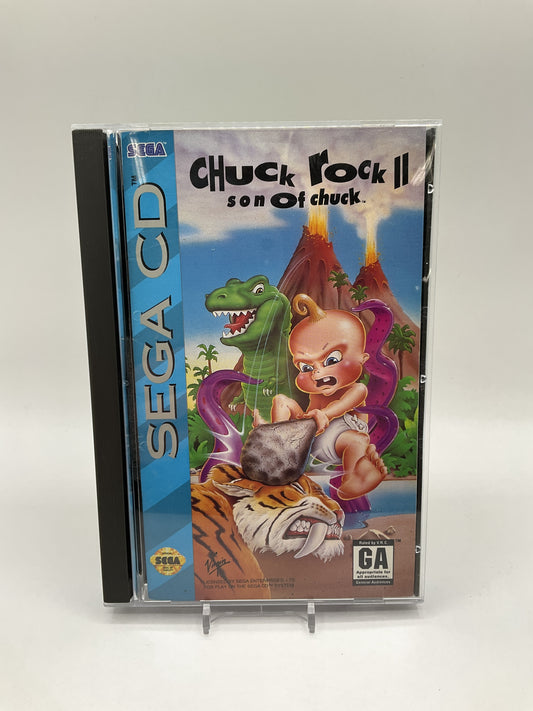 Chuck Rock II Son of Chuck Sega CD Used