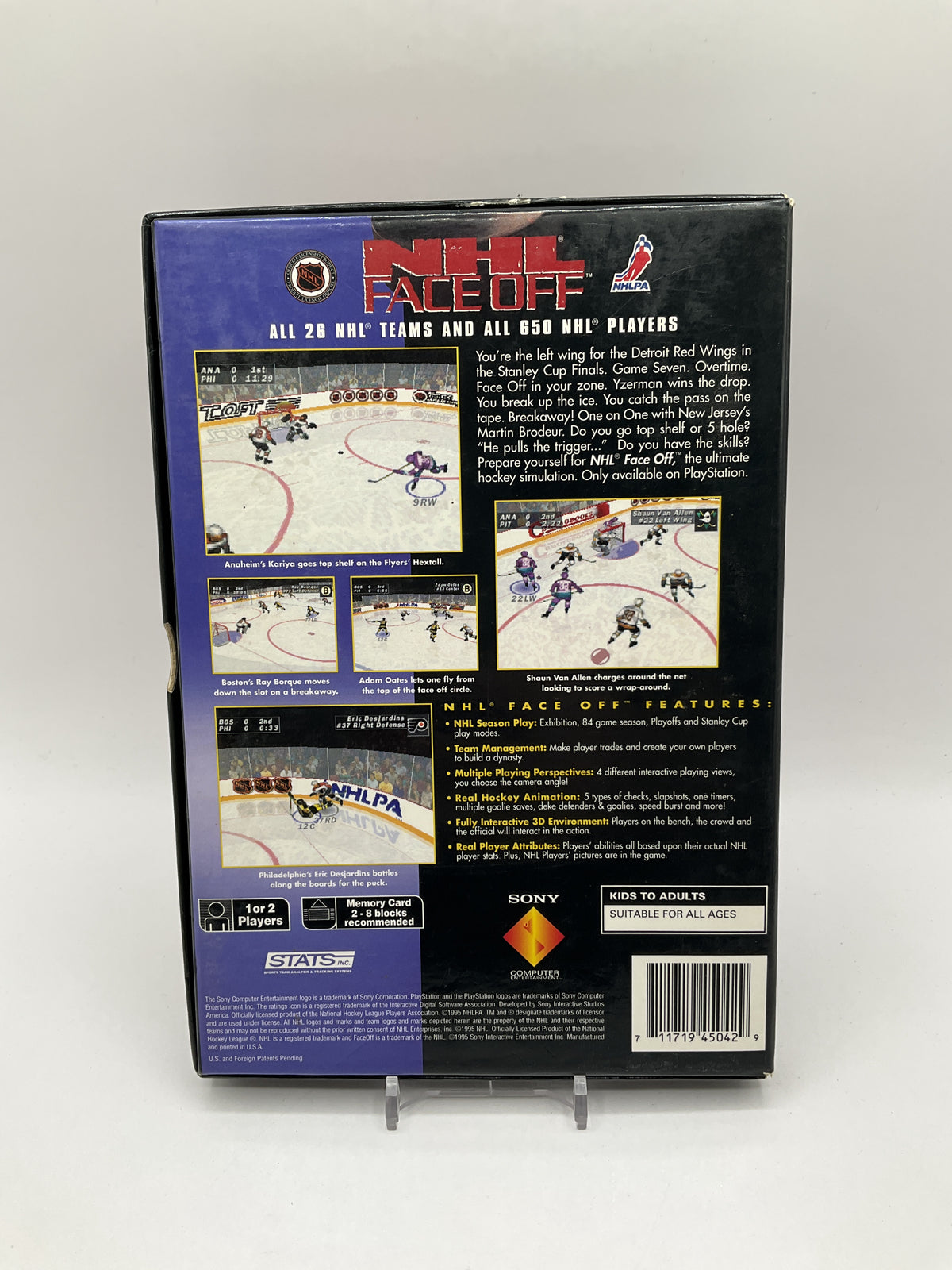 NHL FaceOff [Long Box] Playstation Used
