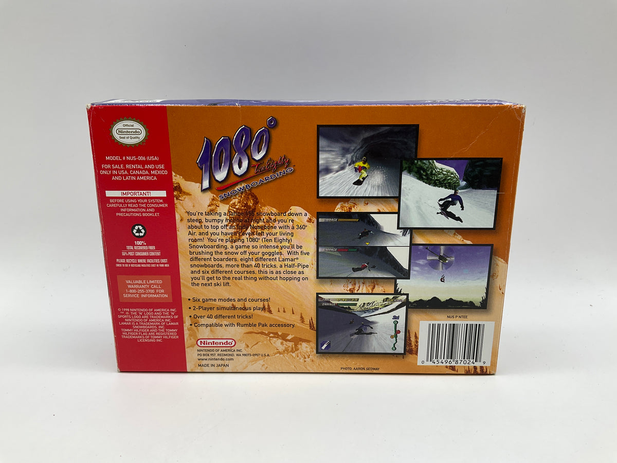 1080 Snowboarding Nintendo 64 CIB