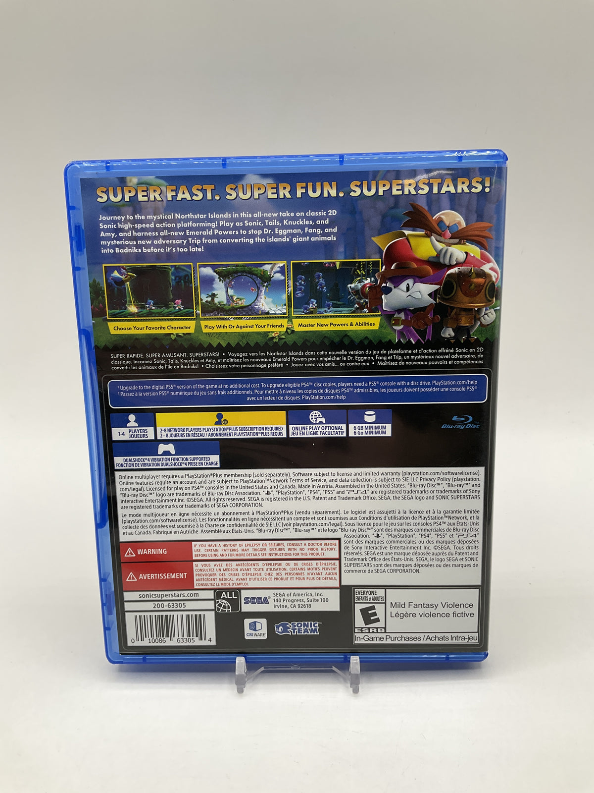 Sonic Superstars Playstation 4 Used