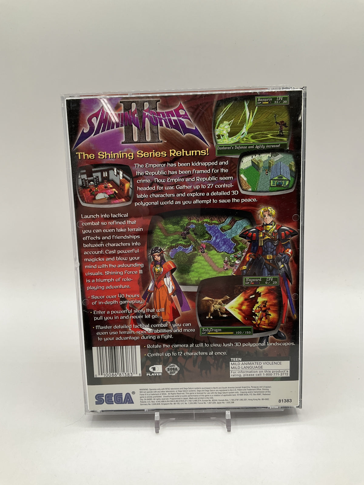 Shining Force III Sega Saturn CIB