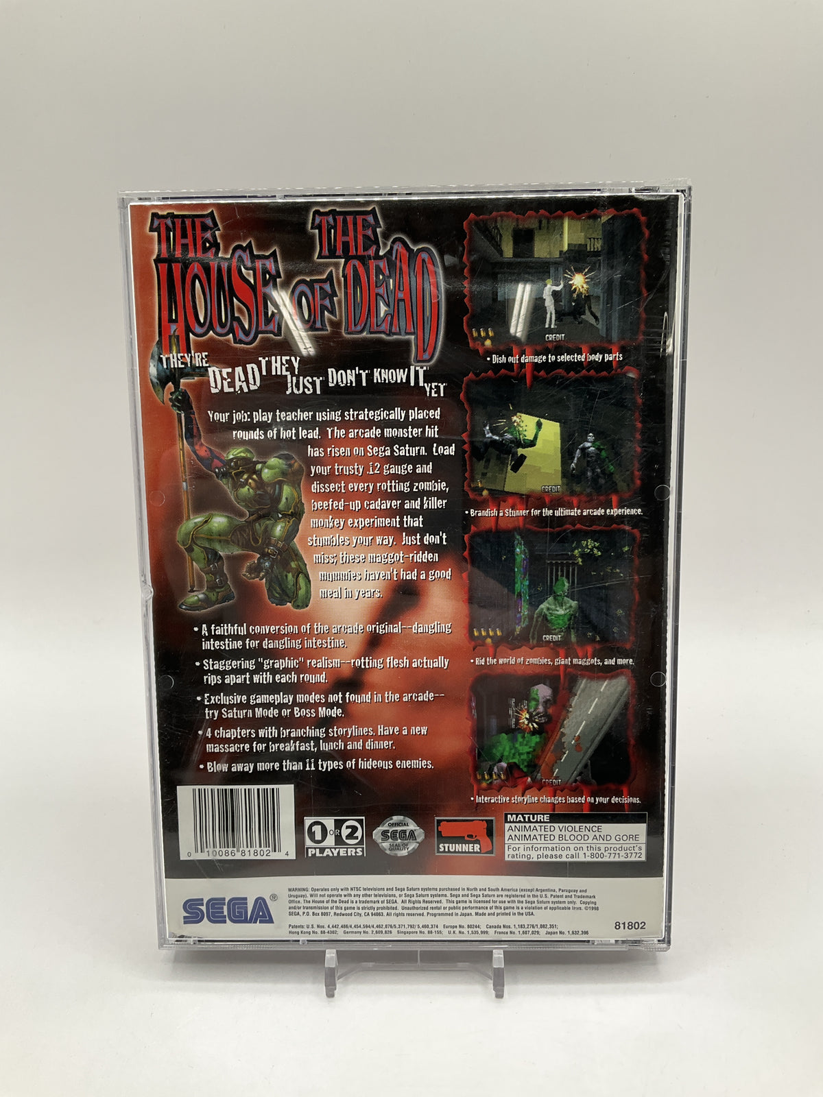 The House of the Dead Sega Saturn CIB