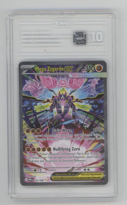 Mega Zygarde ex Pokemon Perfect Order Special Illustration Rare #120 TAG 10