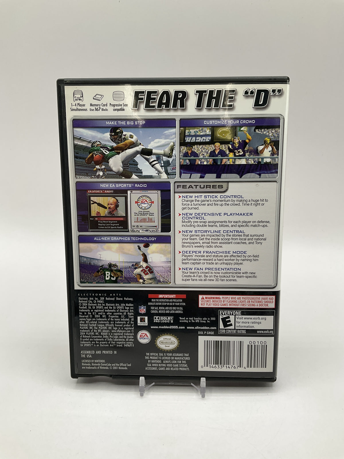 Madden 2005 Gamecube Used