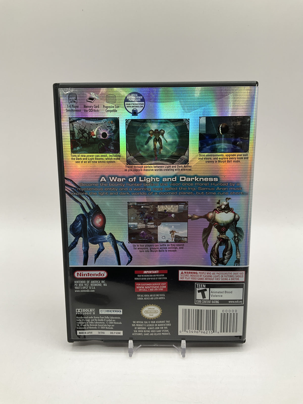 Metroid Prime 2 Echoes Gamecube Used