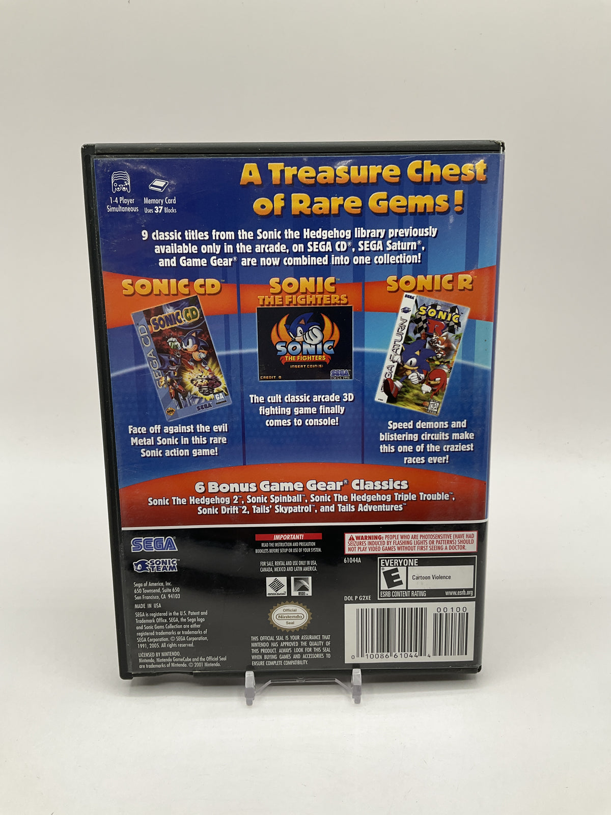 Sonic Gems Collection Gamecube Used