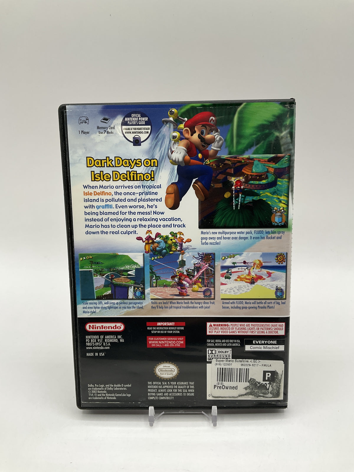Super Mario Sunshine Gamecube Used #2